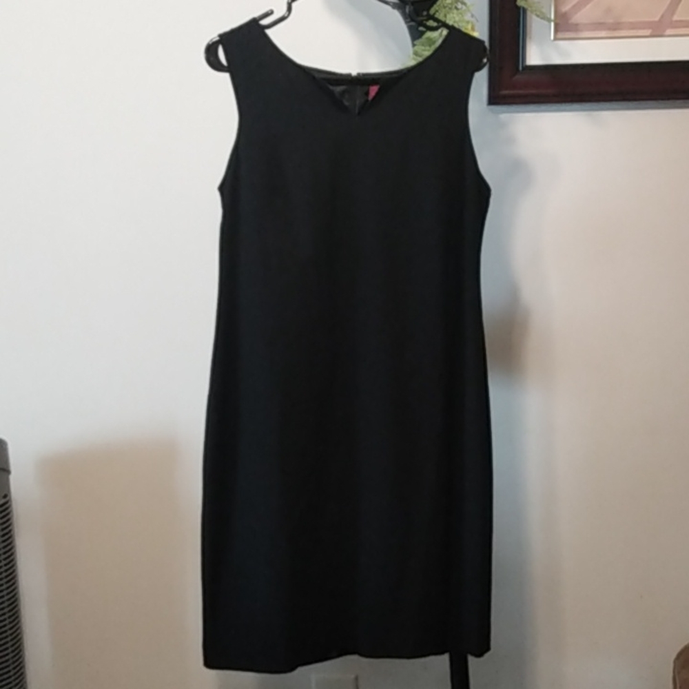 NWT 212 Collection Size 14 Black Sheath Dress